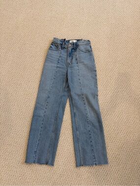 Abercrombie & Fitch Light Blue Straight-Leg Jeans